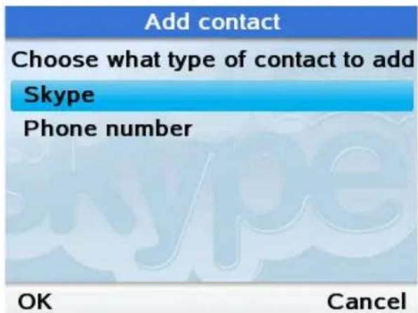 TOPCOM Webtalker 5000 - Add a Skype contact - 1