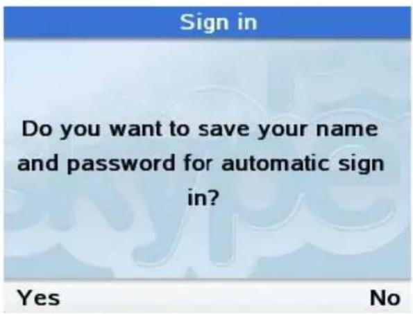 TOPCOM Webtalker 5000 - Log in with an existing account - 5