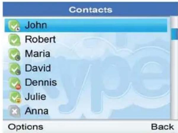 TOPCOM Webtalker 5000 - Call a Skype Contact - 1