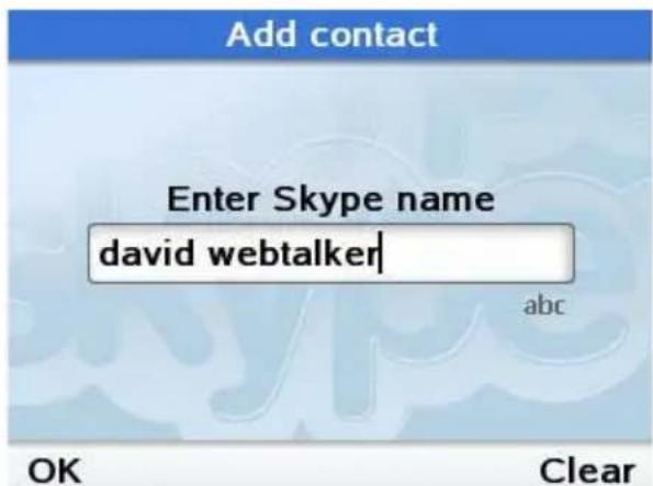 TOPCOM Webtalker 5000 - Lisää Skype-kontakti - 2