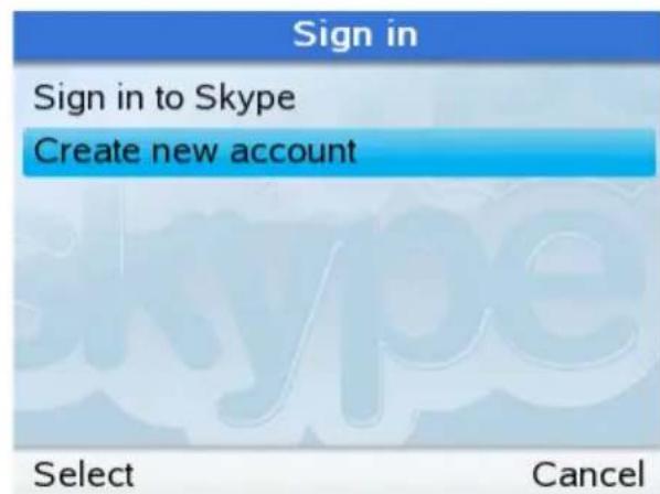 TOPCOM Webtalker 5000 - Skapa ett nytt konto - 1