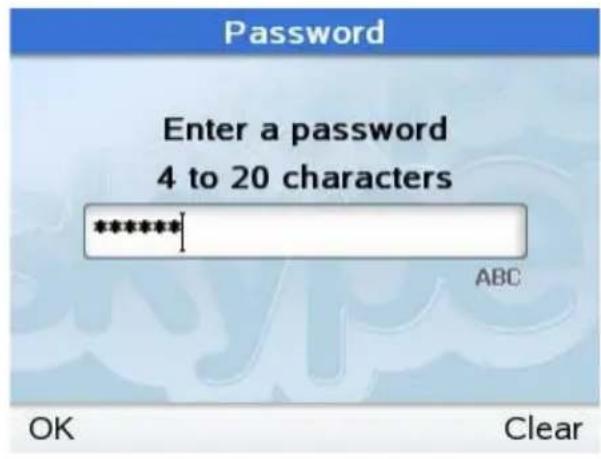 TOPCOM Webtalker 5000 - Create a new account - 4