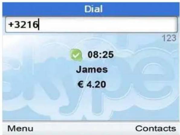 TOPCOM Webtalker 5000 - Ringa upp SkypeOut-nummer - 1