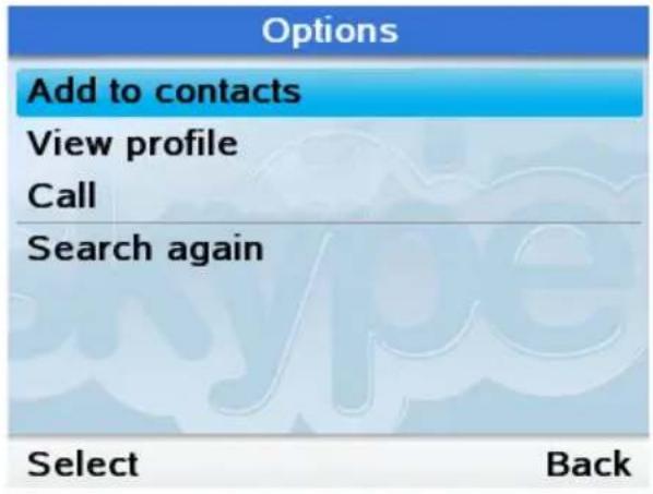 TOPCOM Webtalker 5000 - Procurar um contacto Skype - 4