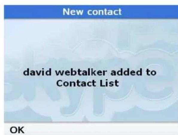 TOPCOM Webtalker 5000 - Lisää Skype-kontakti - 4
