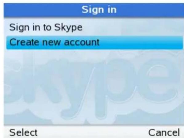 TOPCOM Webtalker 5000 - Opprette en ny konto - 1