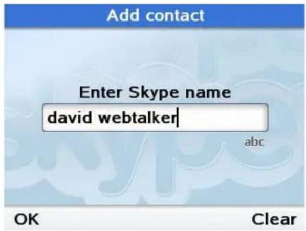 TOPCOM Webtalker 5000 - Aggiungi un contatto Skype - 2