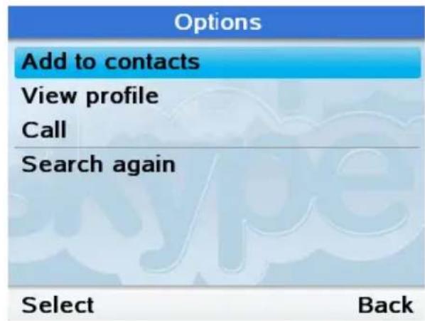 TOPCOM Webtalker 5000 - Szukanie kontaktu Skype - 4