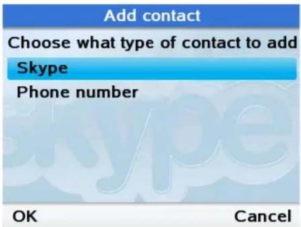 TOPCOM Webtalker 5000 - Lägga till en Skype-kontakt - 1