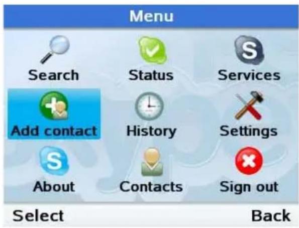 TOPCOM Webtalker 5000 - Ajouter des contacts - 1