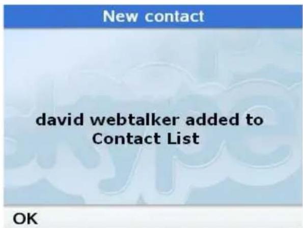 TOPCOM Webtalker 5000 - Een Skype-contact toevoegen - 4