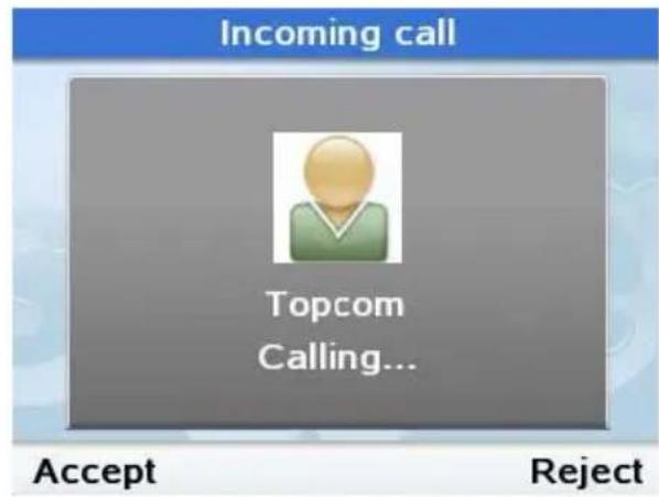 TOPCOM Webtalker 5000 - EINEN ANRUF ANNEHMEN - 1
