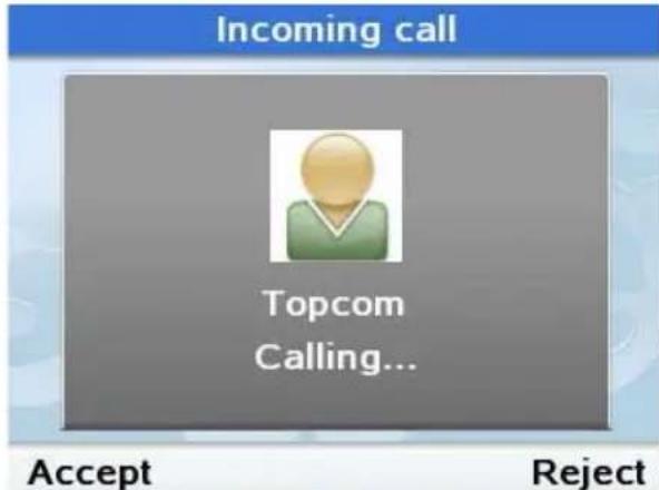 TOPCOM Webtalker 5000 - RECEVOIR UN APPEL - 1