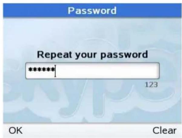 TOPCOM Webtalker 5000 - Create a new account - 5