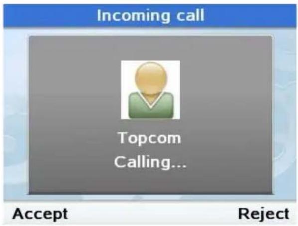 TOPCOM Webtalker 5000 - RECEIVE A CALL - 1