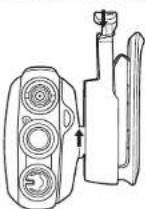 TOPCOM Protalker PT1116 - Removing the belt clip - 1