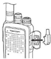 TOPCOM Protalker PT1116 - Conexiones para altavoz externo o micrófono - 1