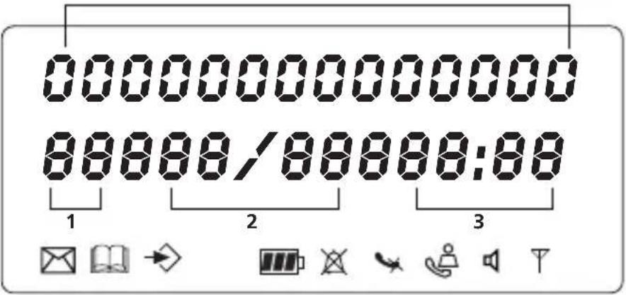 TOPCOM Butler 2410c - NÄYTTÖ (LCD) - 1