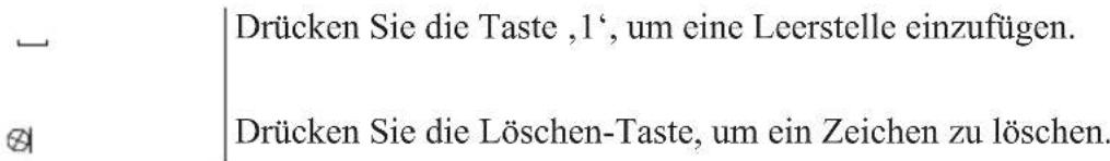 TOPCOM Balance - Die alphanumerischen Tasten verwenden - 1