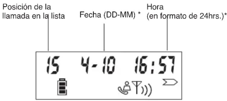 TOPCOM Butler 2920 - CONSULTAR LA LISTA DE LLAMADAS - 1