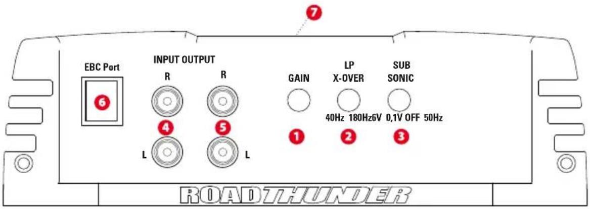 MTX Audio RT10001D - Pannello Controlli - 1