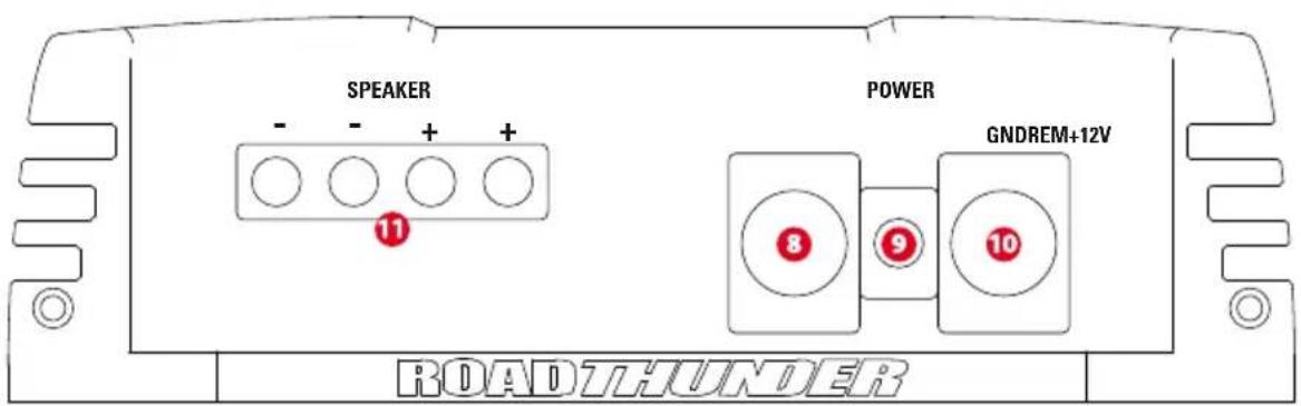 MTX Audio RT10001D - Технические характеристики : - 2
