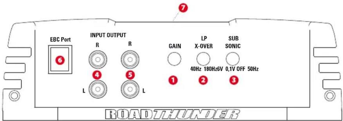 MTX Audio RT10001D - Panel de control - 1