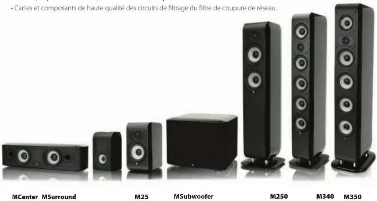 BOSTON ACOUSTICS M Series - Caractéristiques - 1