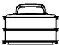 TRISTAR VS3907 - Retirez le panier vapeur ou placez-le dans un four à micro-ondes pour chauffer les aliments. - 3