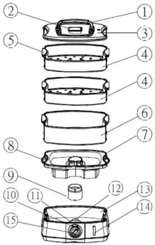 TRISTAR VS3907 - Stopcontact: - 1