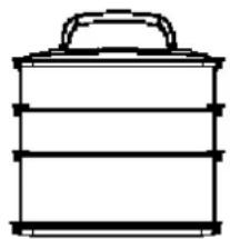 TRISTAR VS3907 - Retirez le panier vapeur ou placez-le dans un four à micro-ondes pour chauffer les aliments. - 5