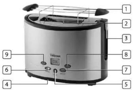 TRISTAR BR1015 - DESCRIPTION DES PIÈCES - 1