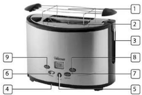 TRISTAR BR1015 - DESCRIÇÃO DAS PEÇAS - 1