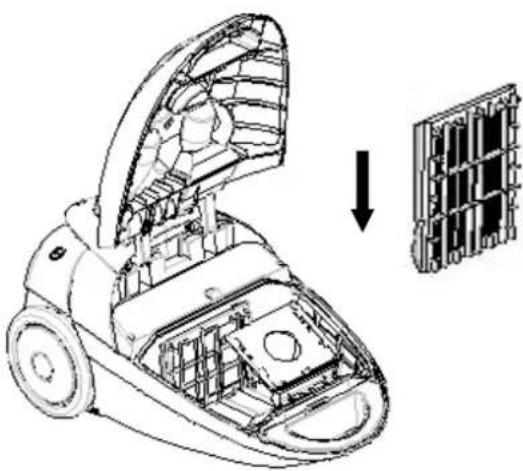 TRISTAR SZ2178 - Limpando o filtro - 3