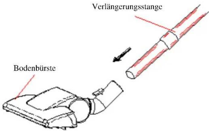 TRISTAR SZ2178 - Einsetzen von Verlängerungsstange und Zubehör - 3