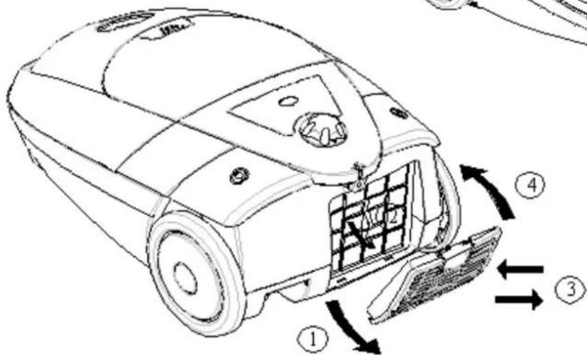 TRISTAR SZ2178 - Trocando o saco de poeira - 2