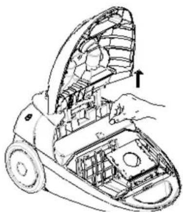 TRISTAR SZ2178 - Reinigung des Filters - 1