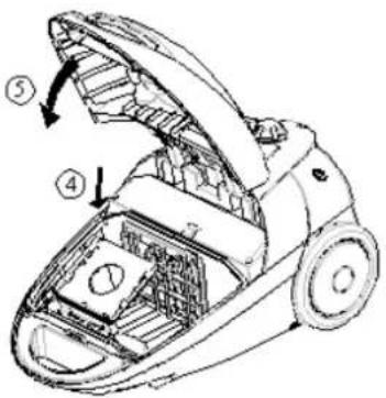 TRISTAR SZ2178 - Cambiando la bolsa de polvo - 2