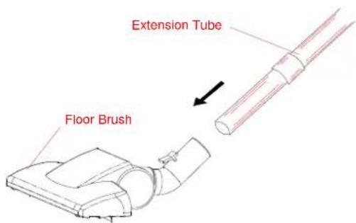 TRISTAR SZ2178 - 2.Fitting the extension tubes and accessories - 3