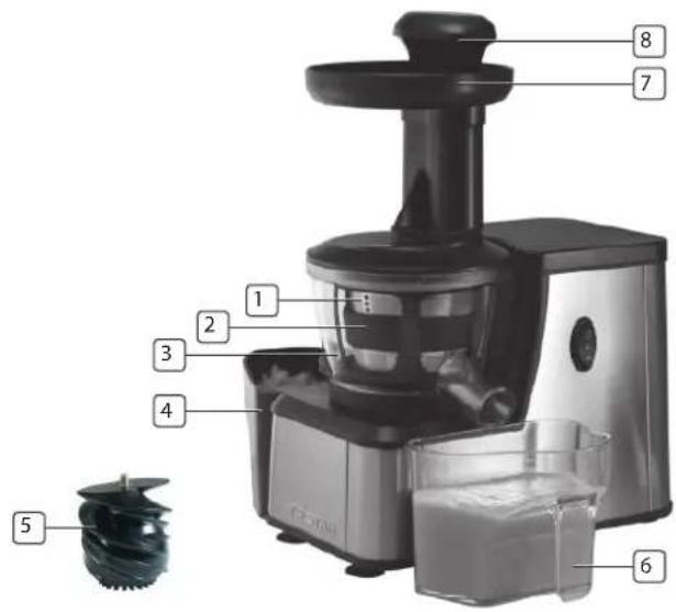 TRISTAR SC2285 - PaRTS DeScRIPTIoN - 1