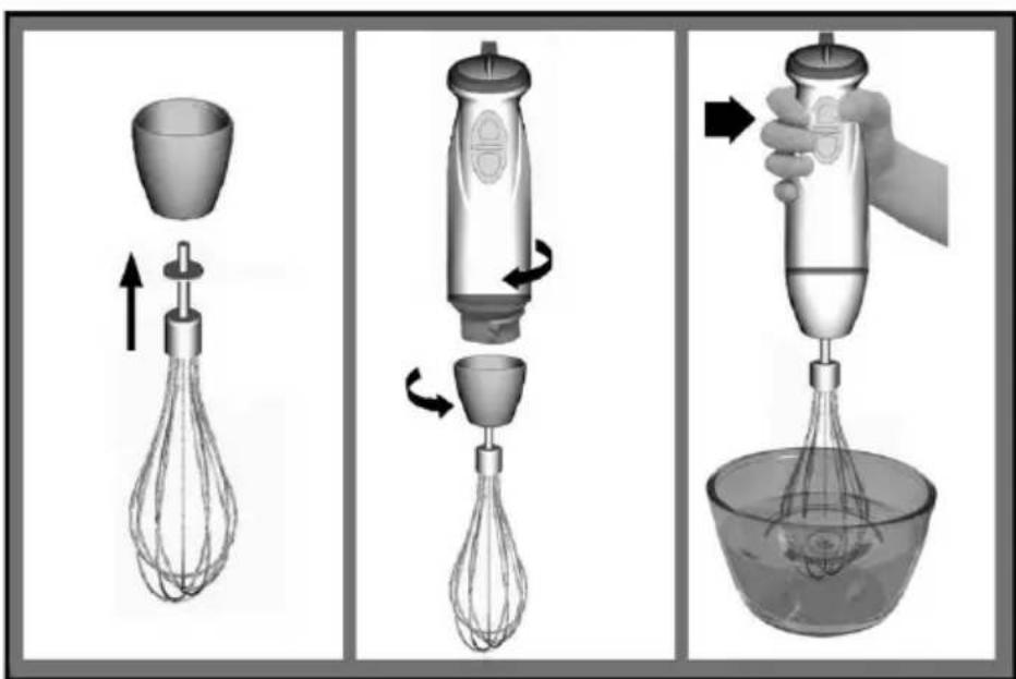 TRISTAR MX4133 - How to use the hand blender - 3
