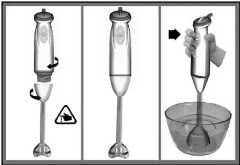 TRISTAR MX4133 - How to use the hand blender - 1