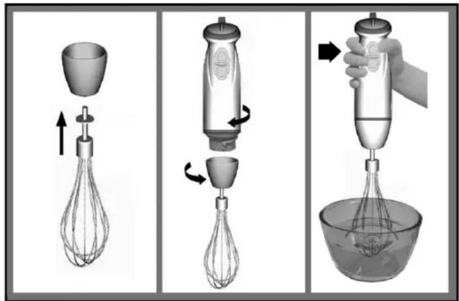 TRISTAR MX4133 - Bedienungsanleitung Sahnebesen - 2