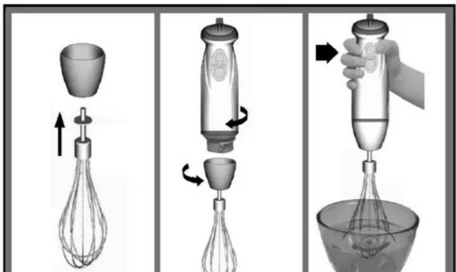 TRISTAR MX4133 - Hoe uw klopper te gebruiken - 1