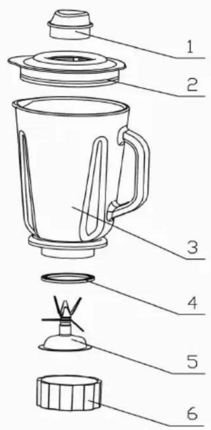 TRISTAR BL4417 - Teile &amp; Verpackungsinhalt - 3