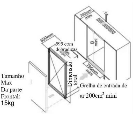 TRISTAR WR1994 - INSTALAR UM APARELHO COM UMA PORTA DE ENCASTRAI - 2
