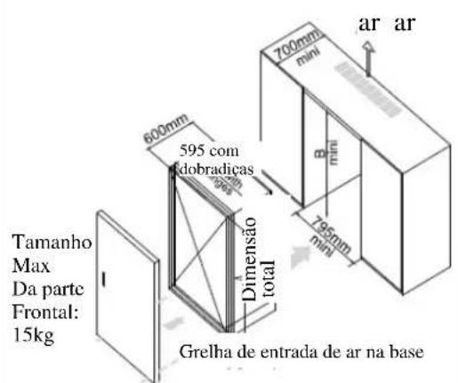 TRISTAR WR1994 - INSTALAR UM APARELHO COM UMA PORTA DE ENCASTRAI - 1