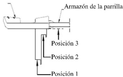 TRISTAR BQ2809 - Cómo ajustar el armazón de la parrilla a una altura adecuada - 1