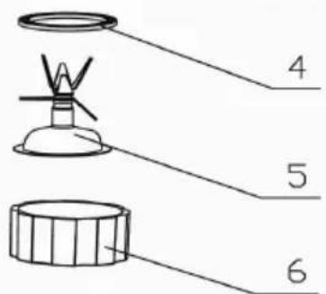 TRISTAR BL4426 - Partes y Contenidos - 4