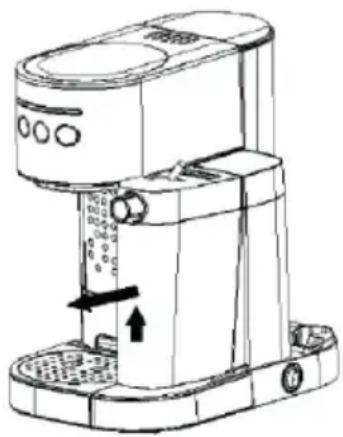 BORETTI Espresso B402 - Reinigung des milchbehälters und des milchschaumrohrs - 1
